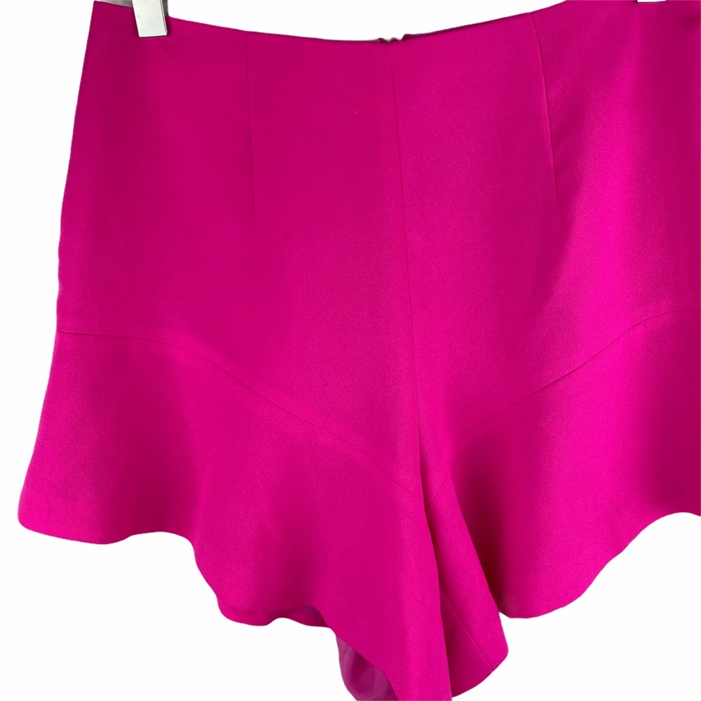 Finders Keepers High Waist Pink Ruffle Shorts Small - Picture 6 of 9